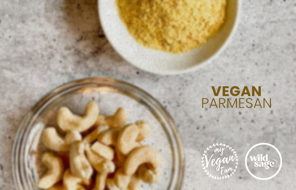 Easy vegan parmesan from Valentina