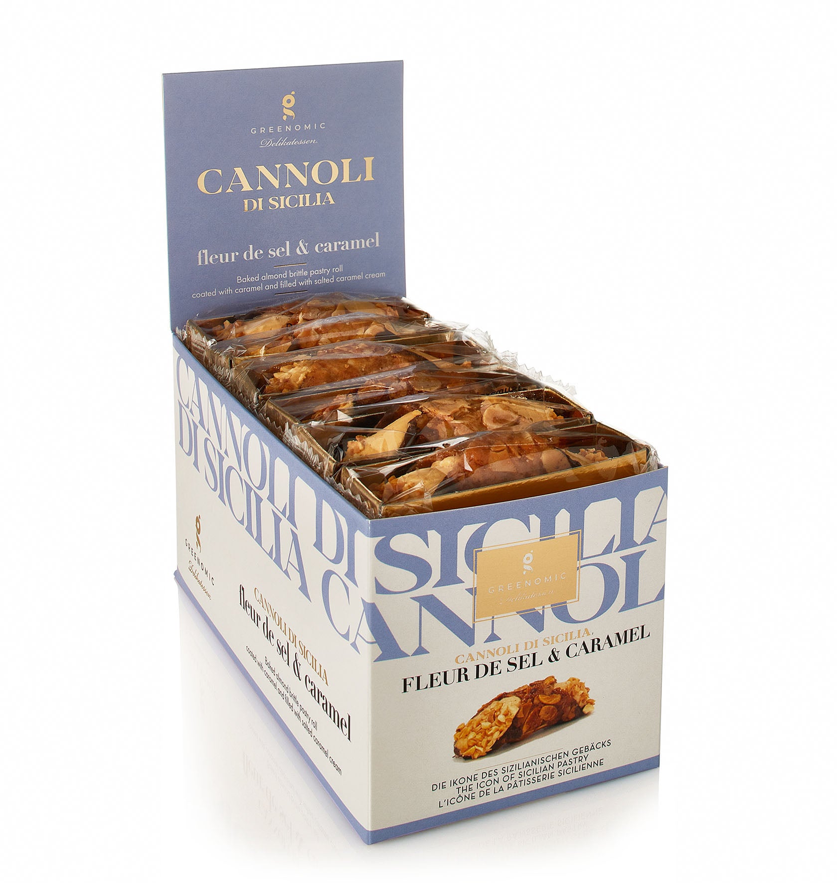 Cannoli with Fleur de Sel & Caramel