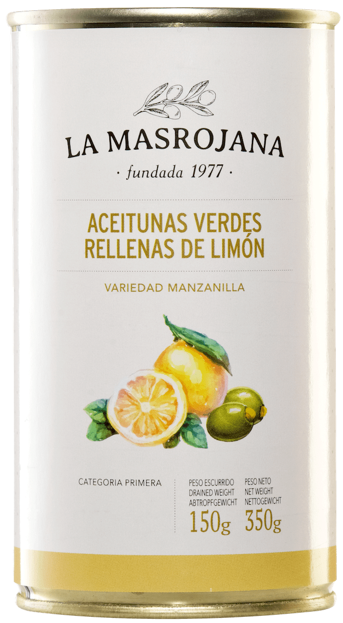 Green Olives stuffed with Lemon - La Masrojana (350)