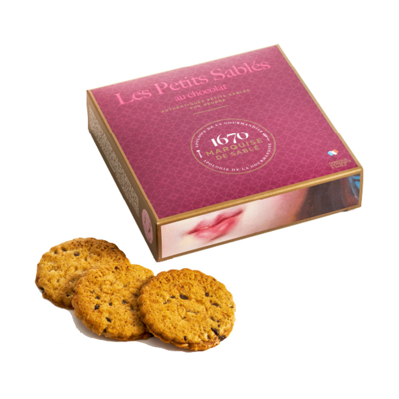 Shortbread Cookies with Chocolate Les Petits Sable (100gr)