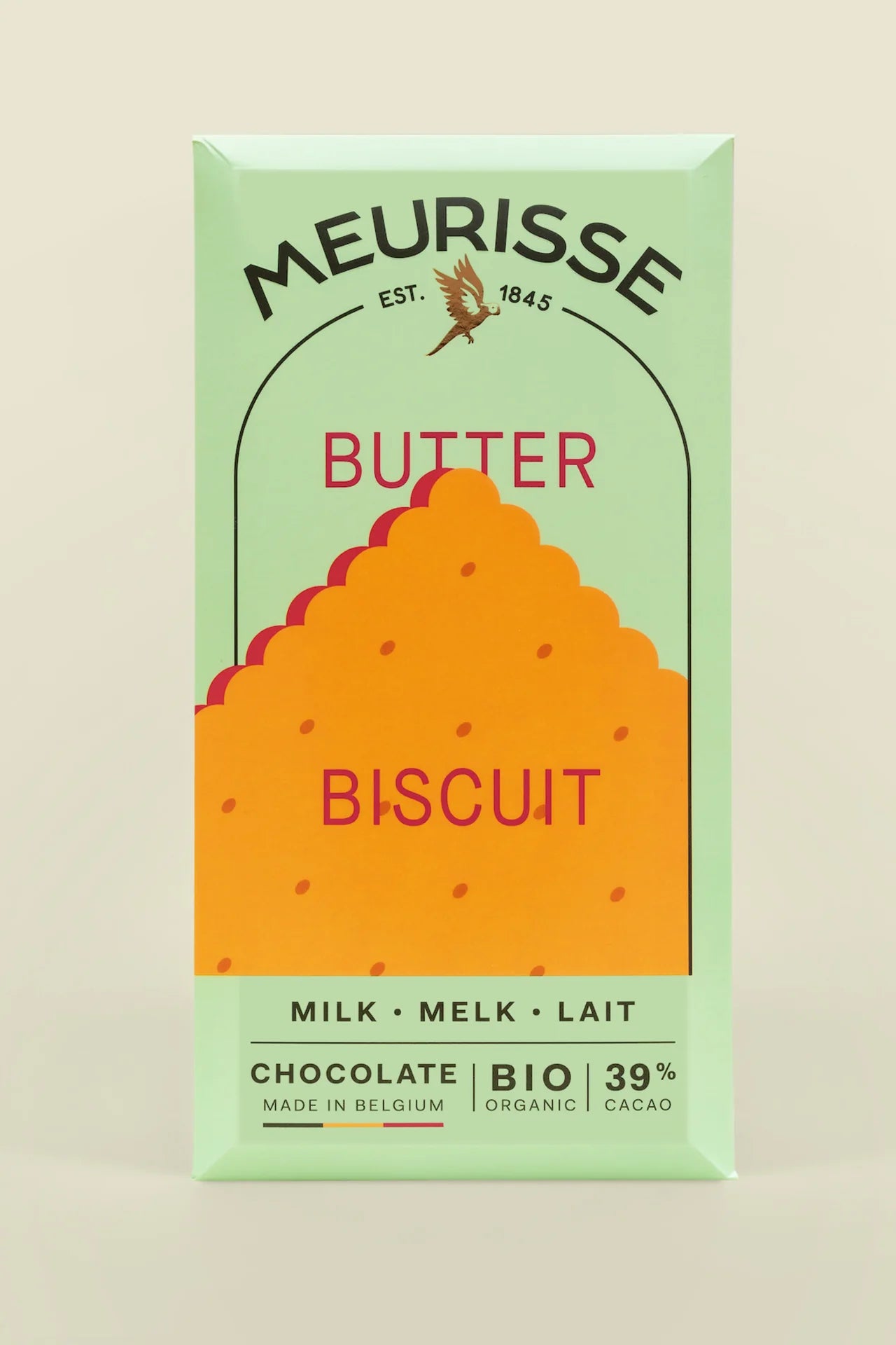 Milk chocolate with Butter Biscuit (MEURISSE) 70g