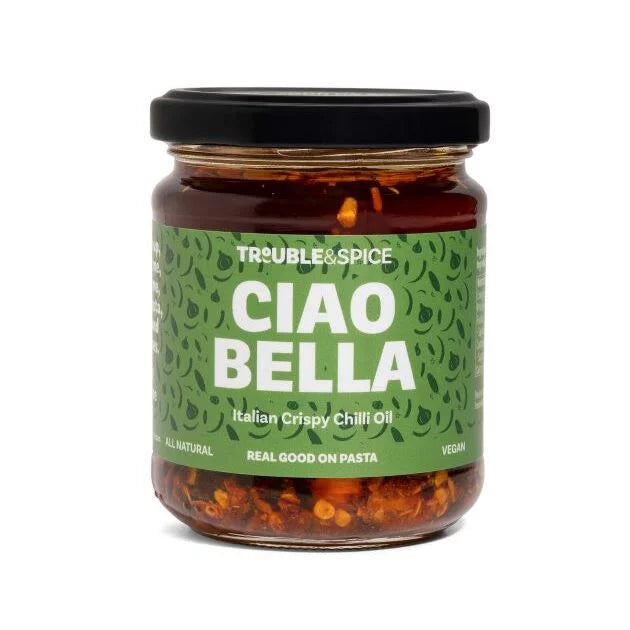 Ciao Bella – Italiaanse knapperige chili-olie Trouble & Spice (200 ml)