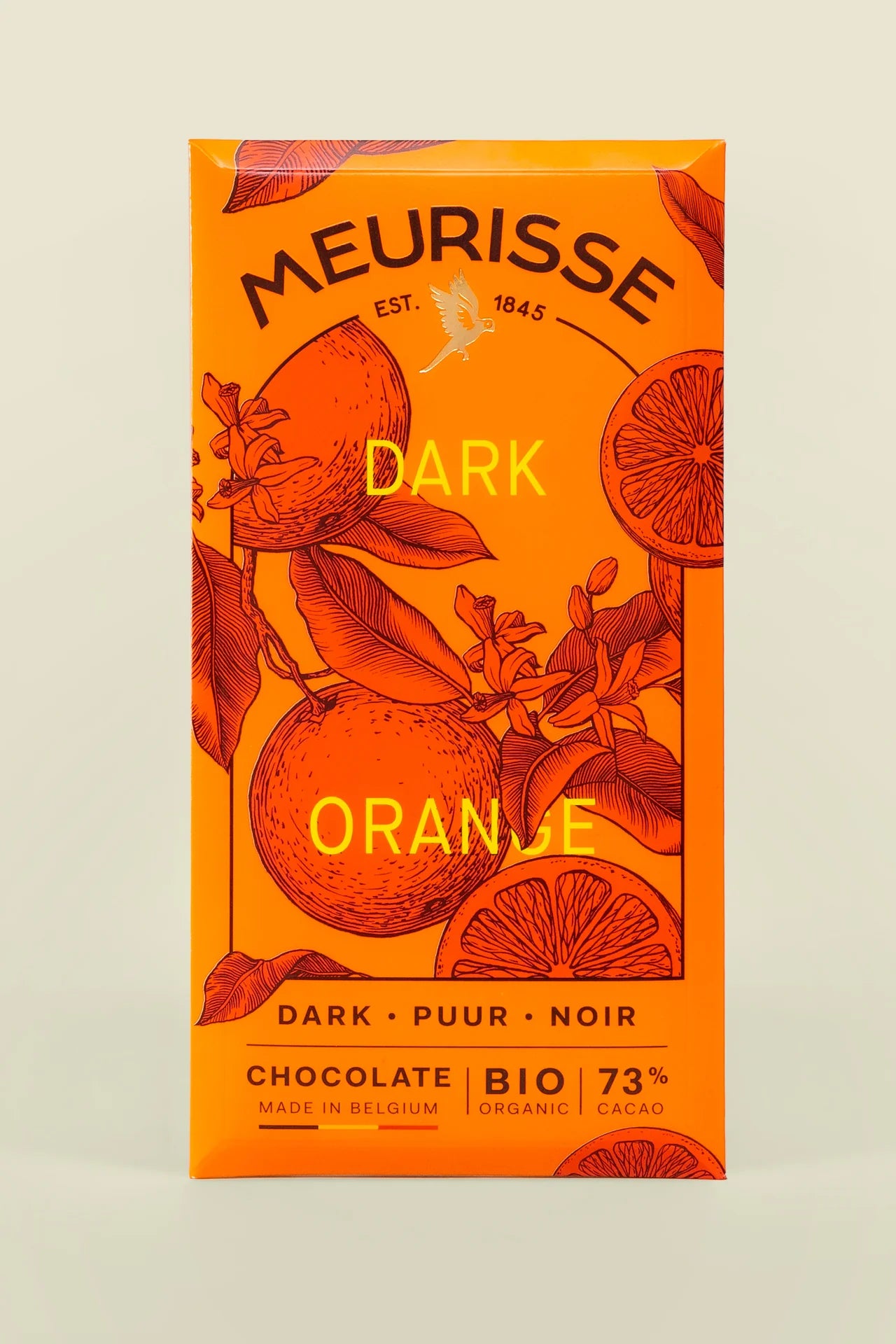 Pure chocolade met sinaasappel (MEURISSE) 70g