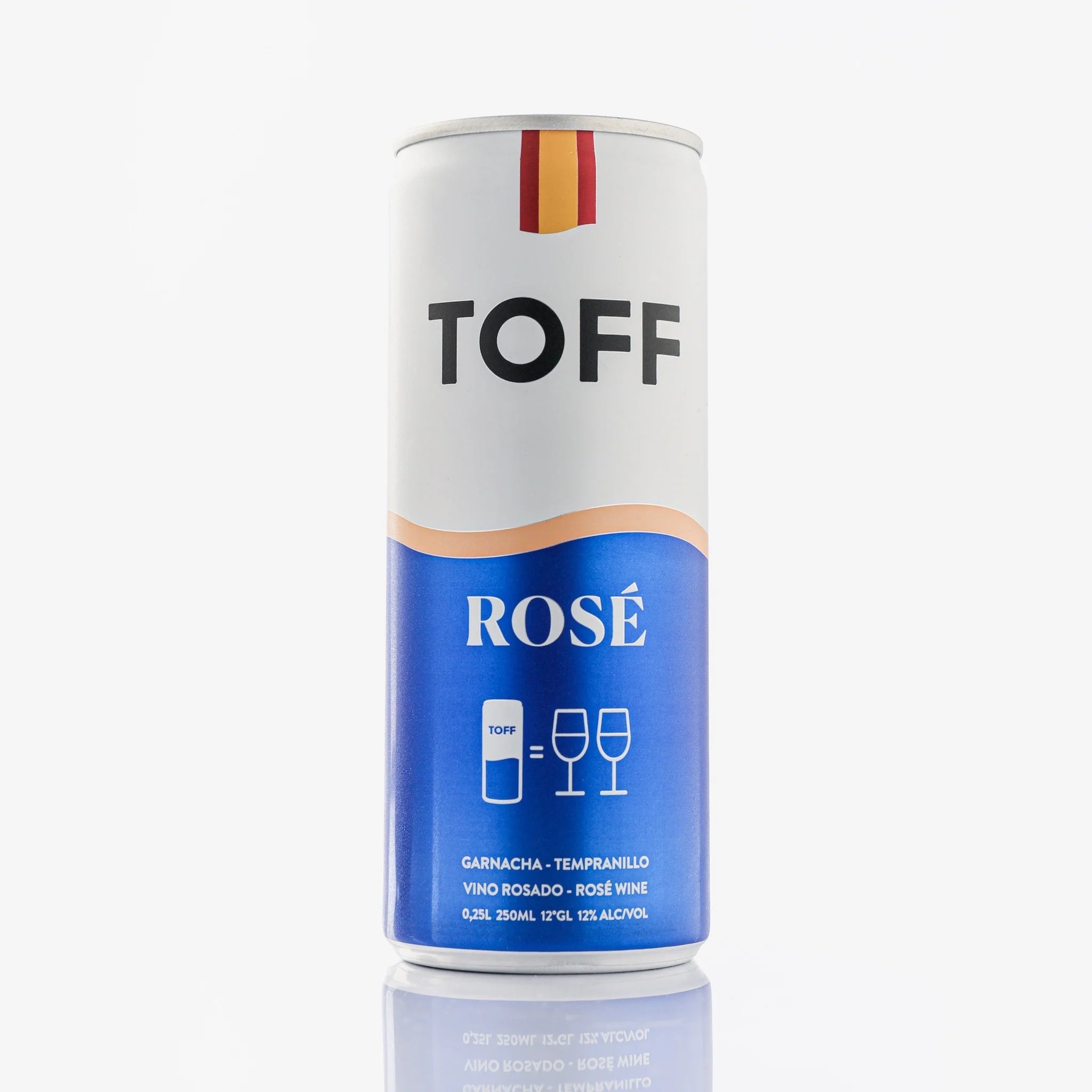 TOFF Rose Wijn in een blikje (4X250ml)