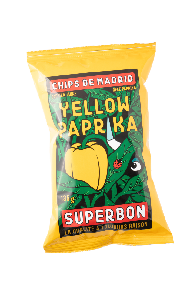 Yellow Paprika Crisps SUPERBON (135g)