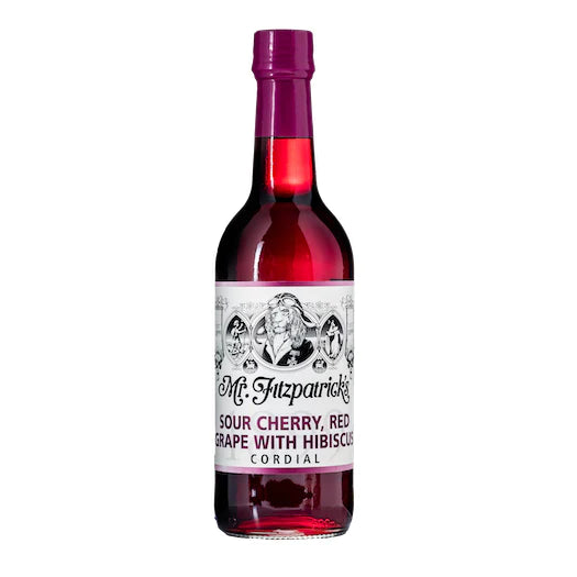 Mr Fitz Sour Cherry, Red Grape & Hibiscus Cordial (500ml)