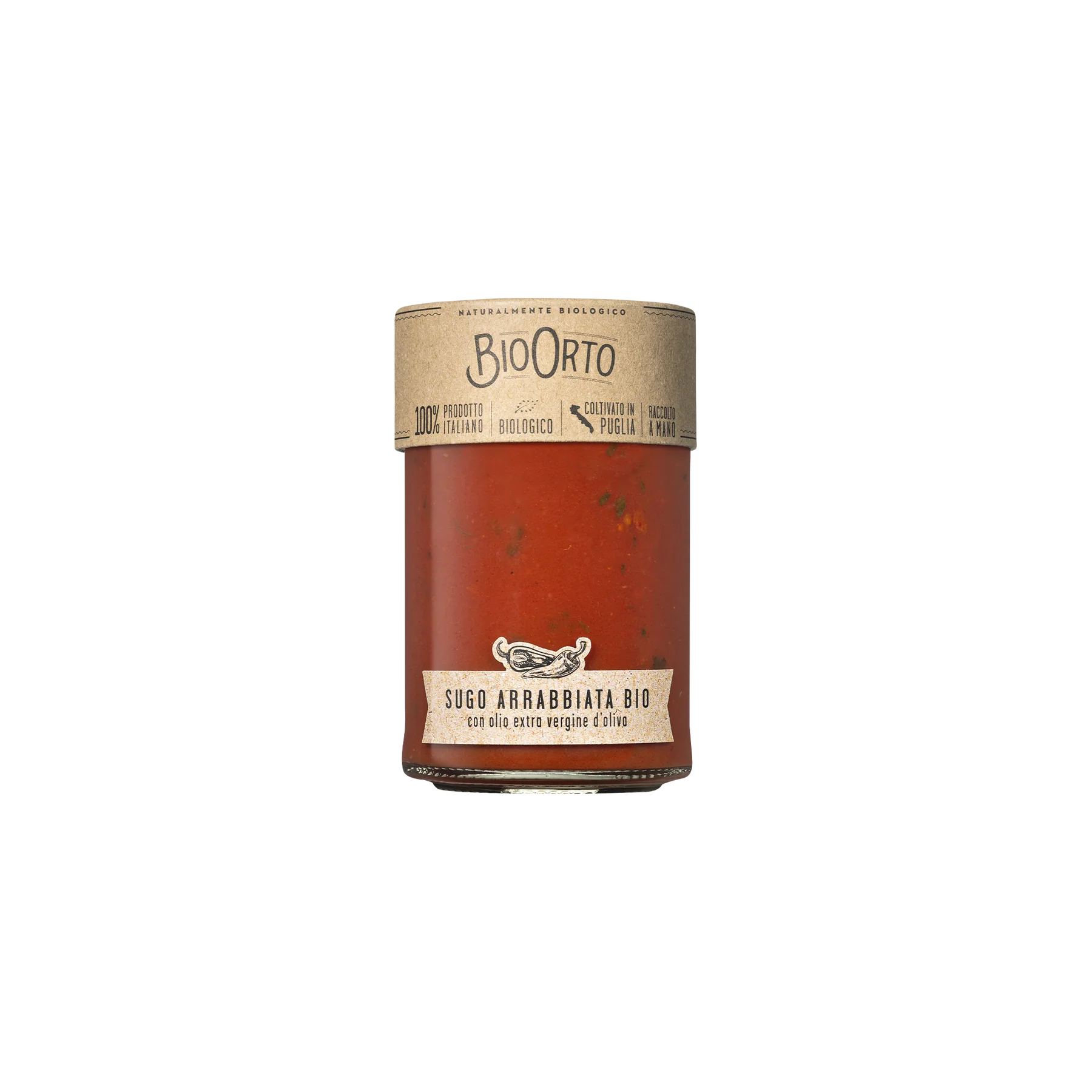 Arrabbiata Sauce Organic - BIO ORTO SOC COOP (350g)