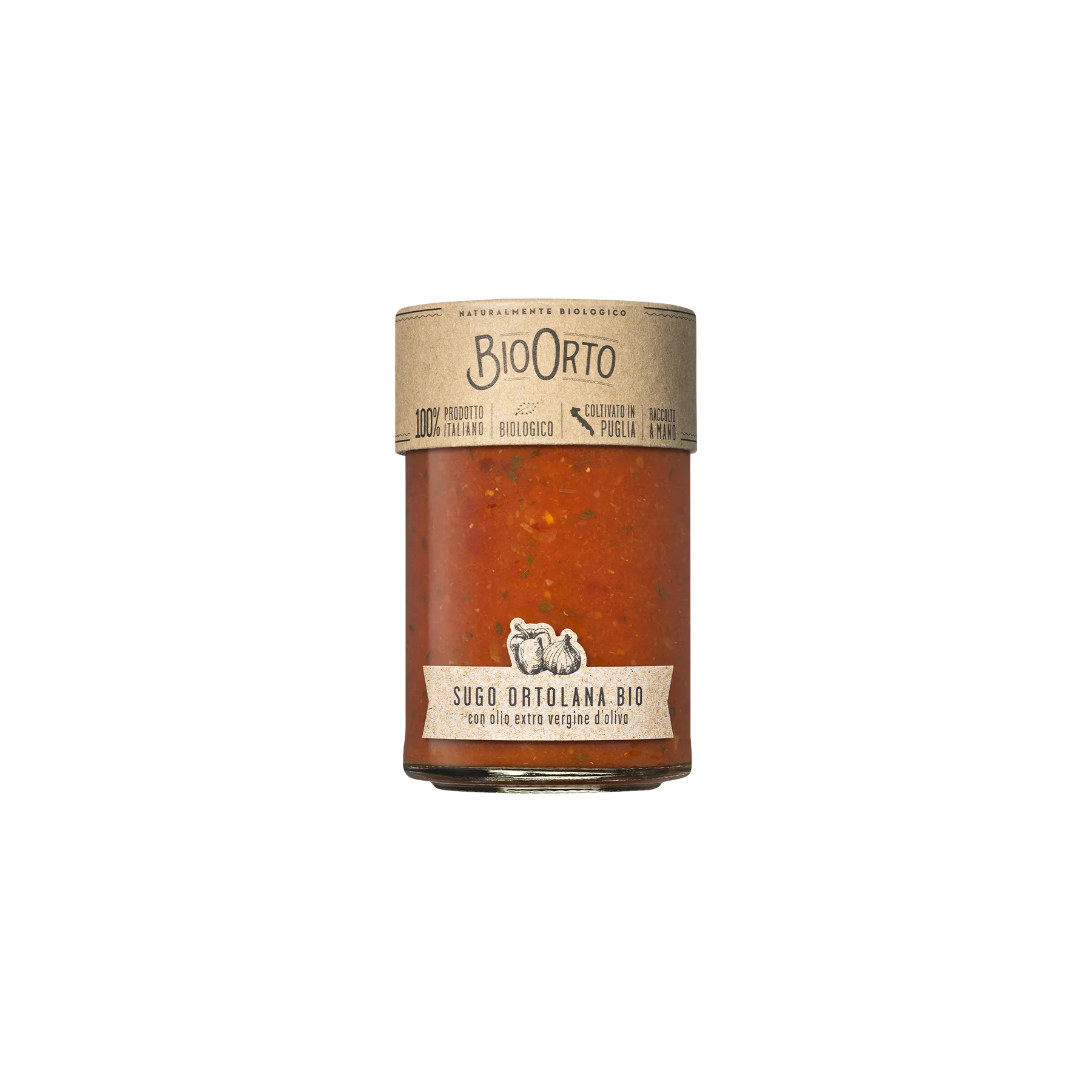 Tomato Sauce with Vegetables Organic - BIO ORTO SOC COOP (350g)