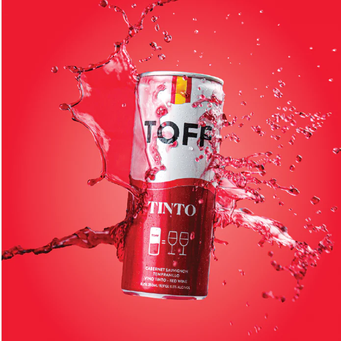 TOFF Red Wine in a can ( 4X250ml)