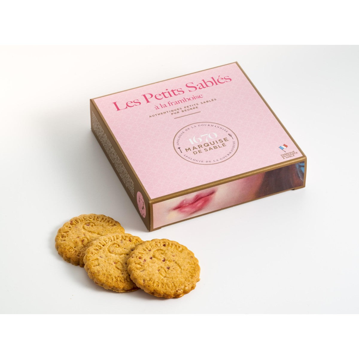Shortbread Cookies with Raspberry Les Petits Sable (100gr)