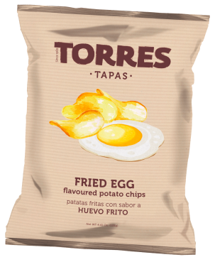 Fried Egg Potato Chips TORRES (125g)